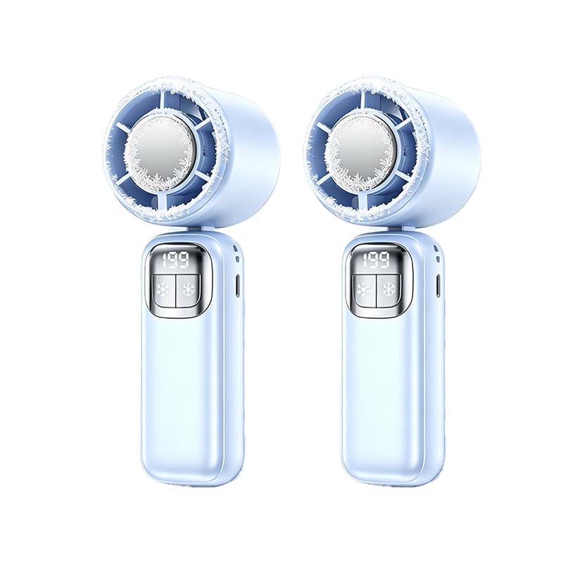Neues 5-in-1-Kühlgerät 2026 – Handventilator mit Halbleiter-Kühlfunktion – Kühlplatte, 199 Windgeschwindigkeitsstufen, 5-in-1-Funktion und 72 Stunden Akkulaufzeit ❄️🌀