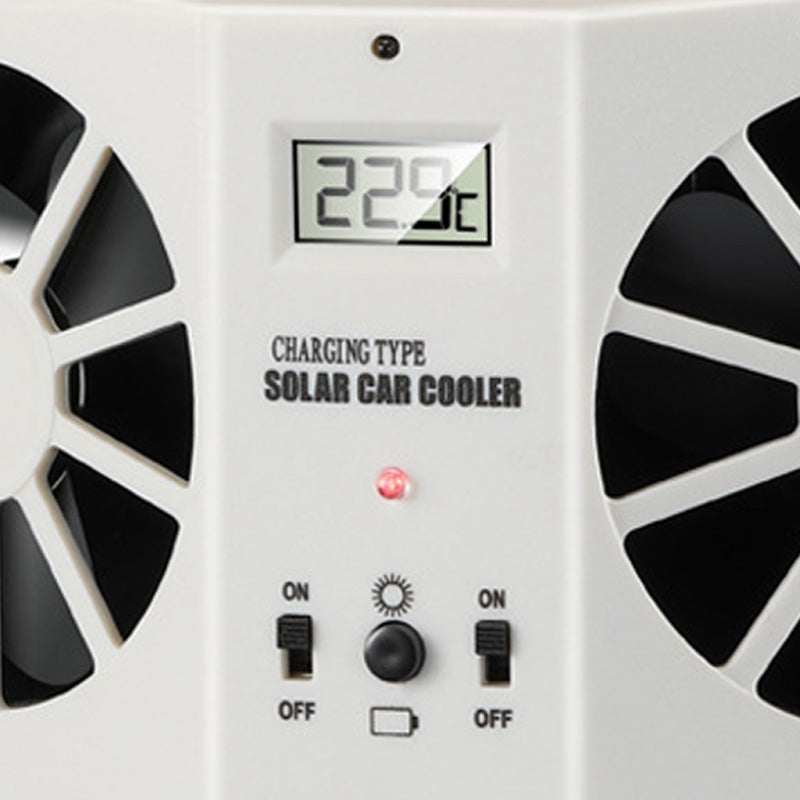 🚗🌬️Solarbetriebener Autofensterlüfter mit wiederaufladbarem Akku