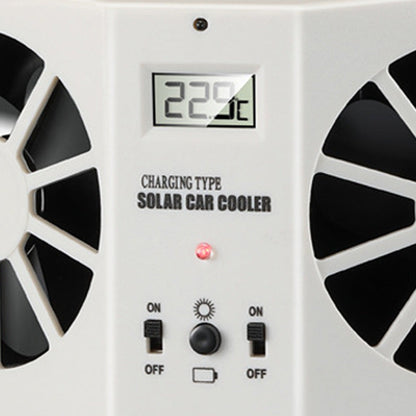 🚗🌬️Solarbetriebener Autofensterlüfter mit wiederaufladbarem Akku