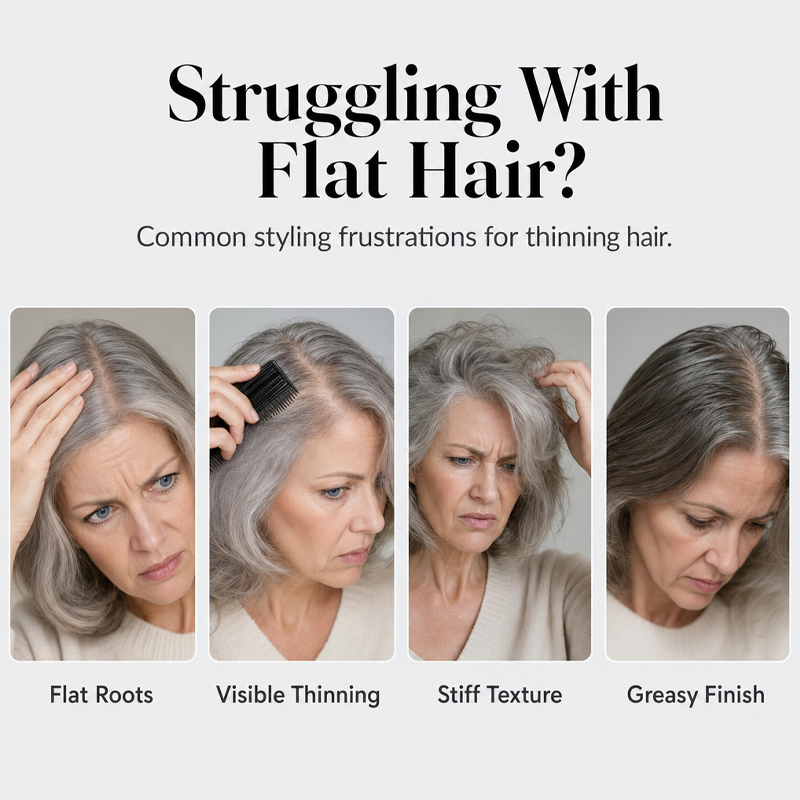 🔥 Fluffy Hair Shaping Spray – Volumen-Spray mit Langzeitwirkung und Pfirsichduft💇‍♀️